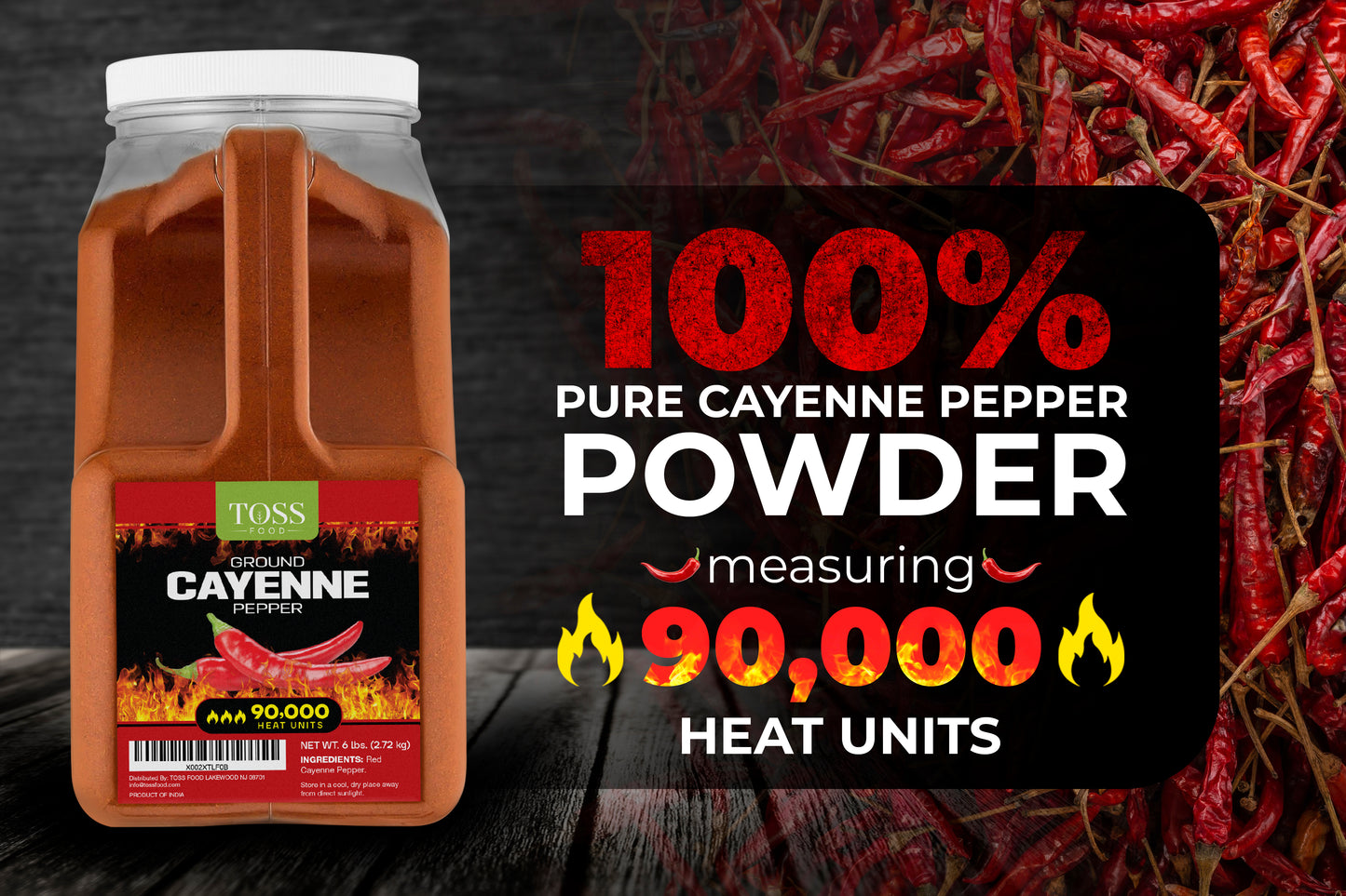 Extreme Hot Cayenne Pepper Powder