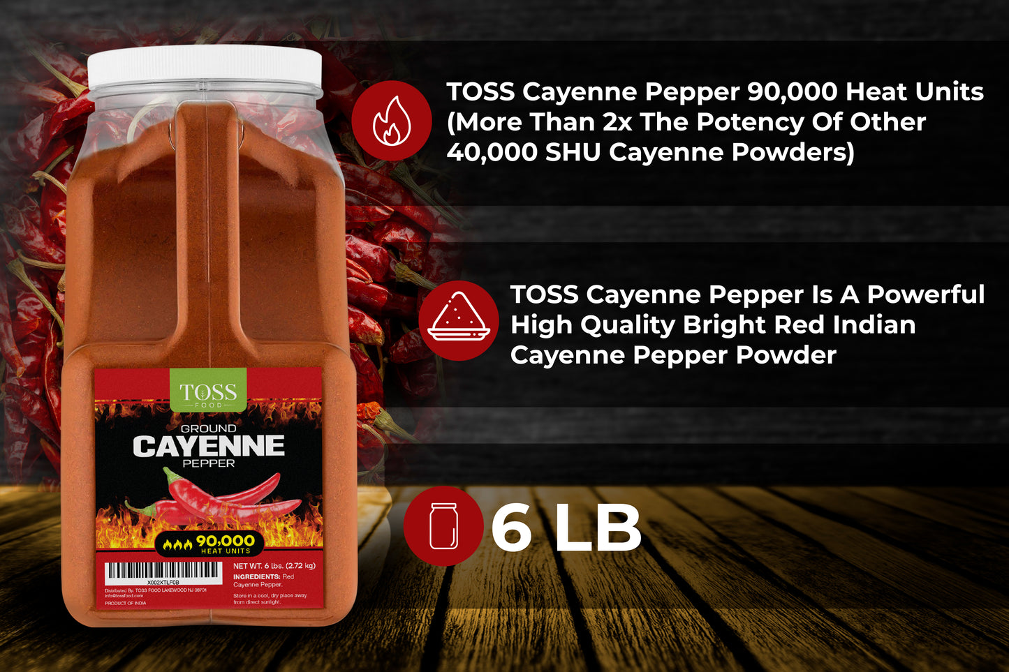 Extreme Hot Cayenne Pepper Powder