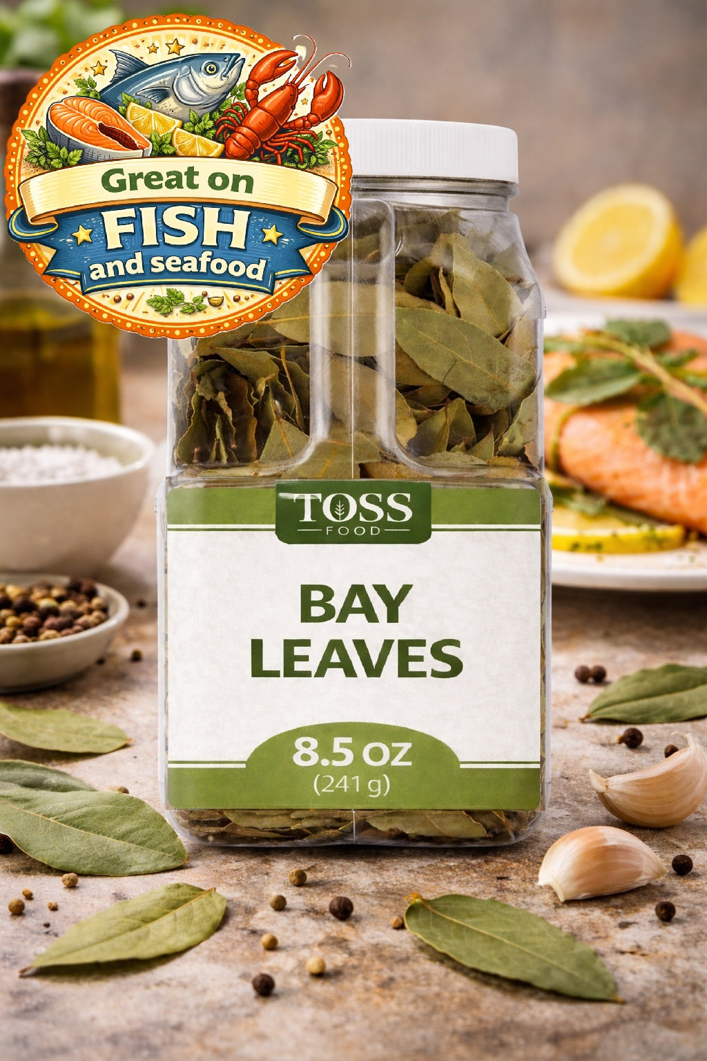 TOSS Bay Leaves, 8.5 oz (241 g)