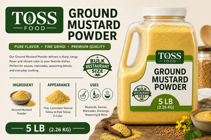 TOSS Ground Mustard Powder – 5 LB