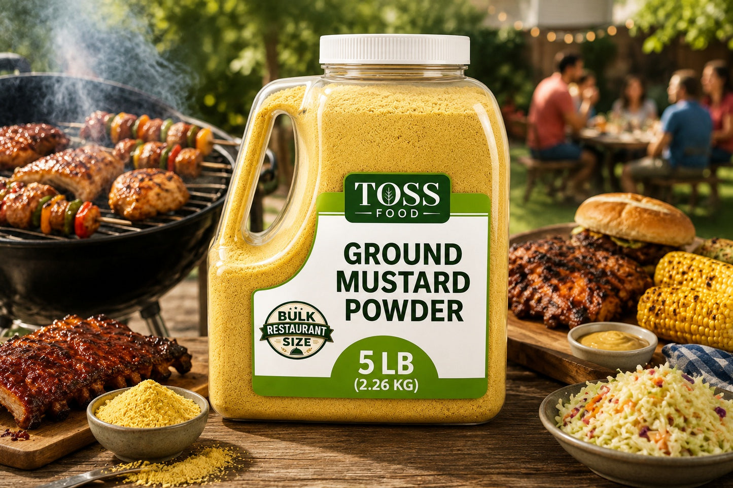 TOSS Ground Mustard Powder – 5 LB