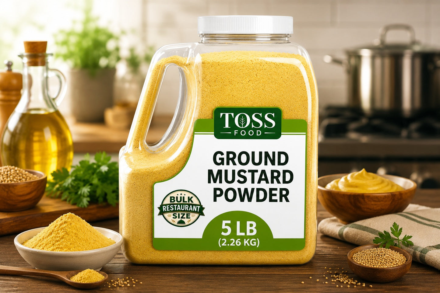 TOSS Ground Mustard Powder – 5 LB