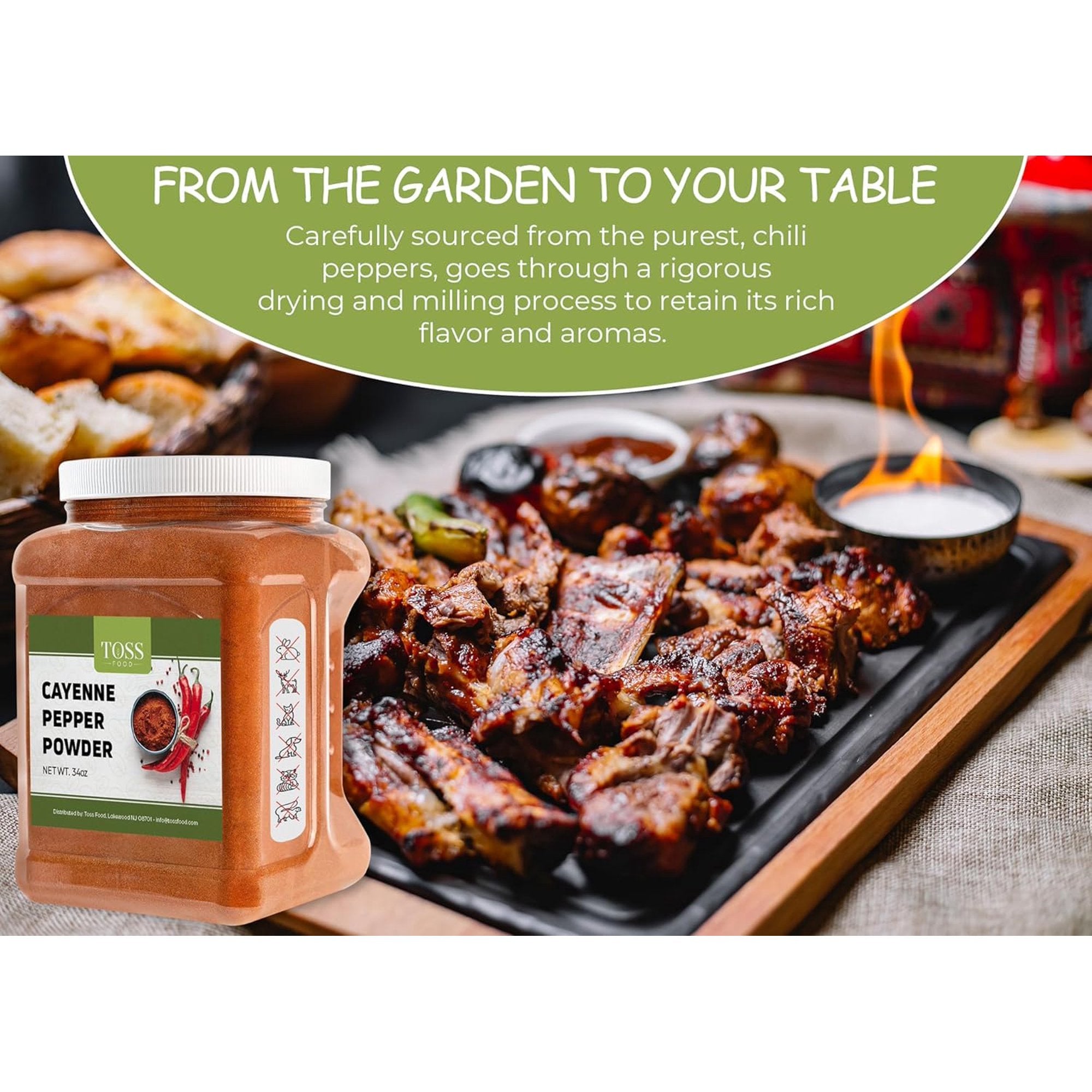TOSS Cayenne Pepper Powder