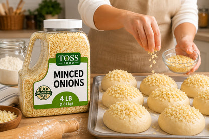 TOSS Minced Onion, Dehydrated, 4 LB