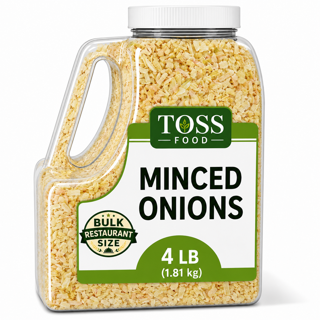 TOSS Minced Onion, Dehydrated, 4 LB