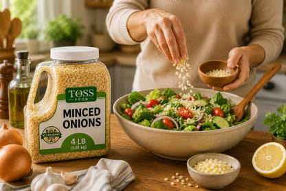 TOSS Minced Onion, Dehydrated, 4 LB